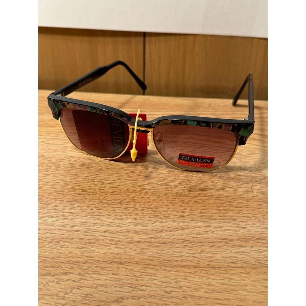 NOS Vintage Revlon Eye Fashions Multi-Color Browline Eyeglasses Sunglasses - Picture 4 of 7